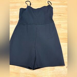 Abercrombie & Fitch Women's Black Bike Short Onepiece